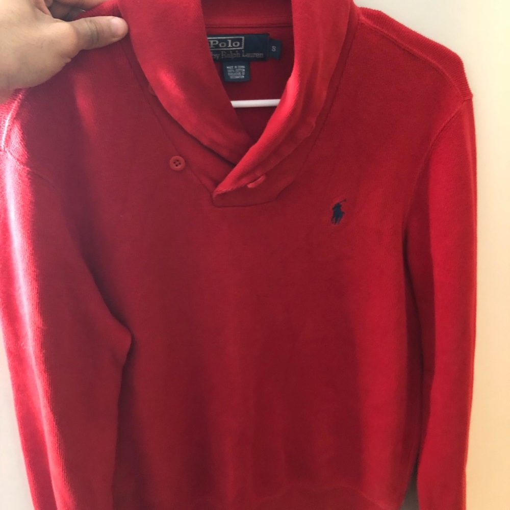 Ralph Lauren red men’s sweater (small)